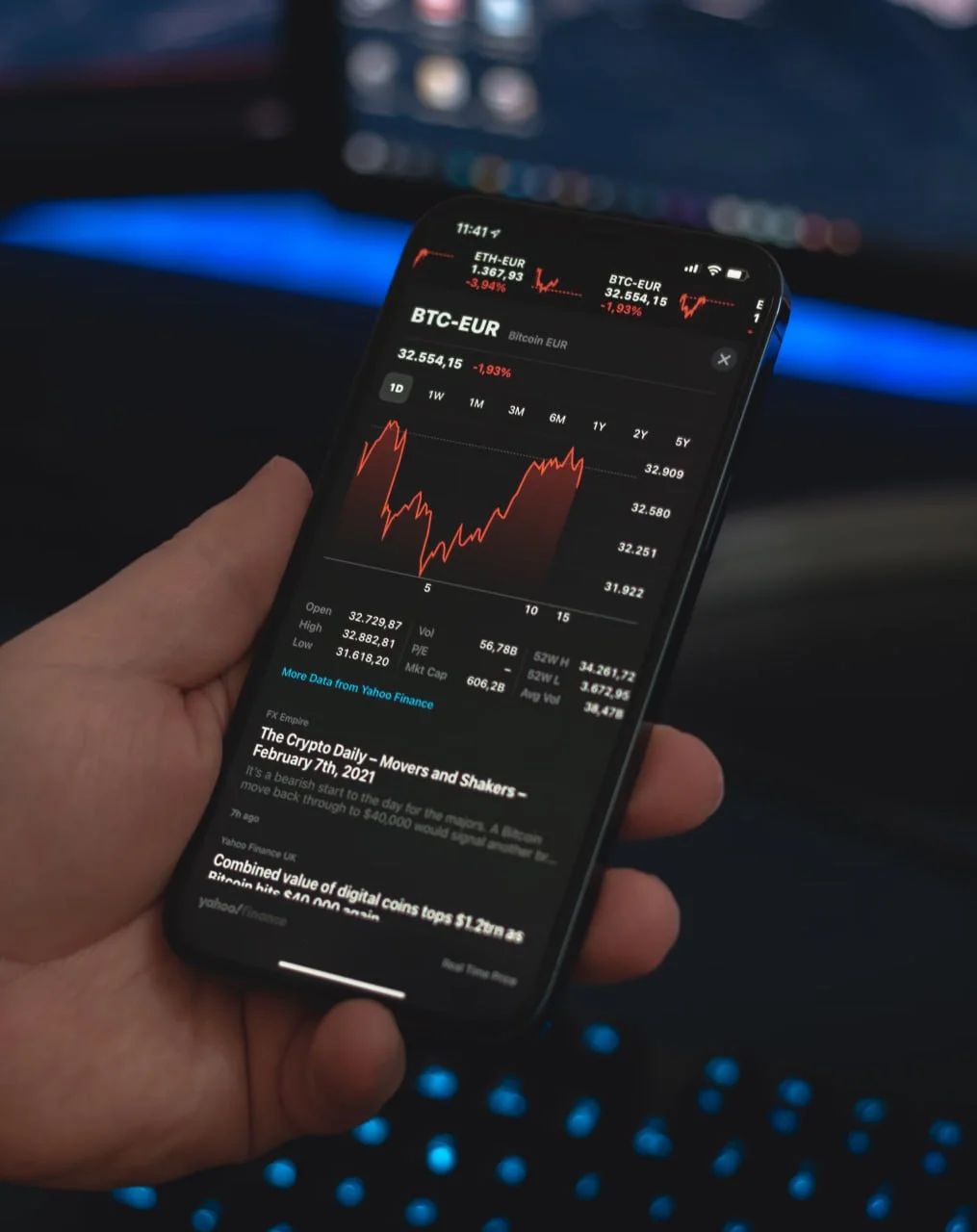 Interface moderne et intuitive de trading